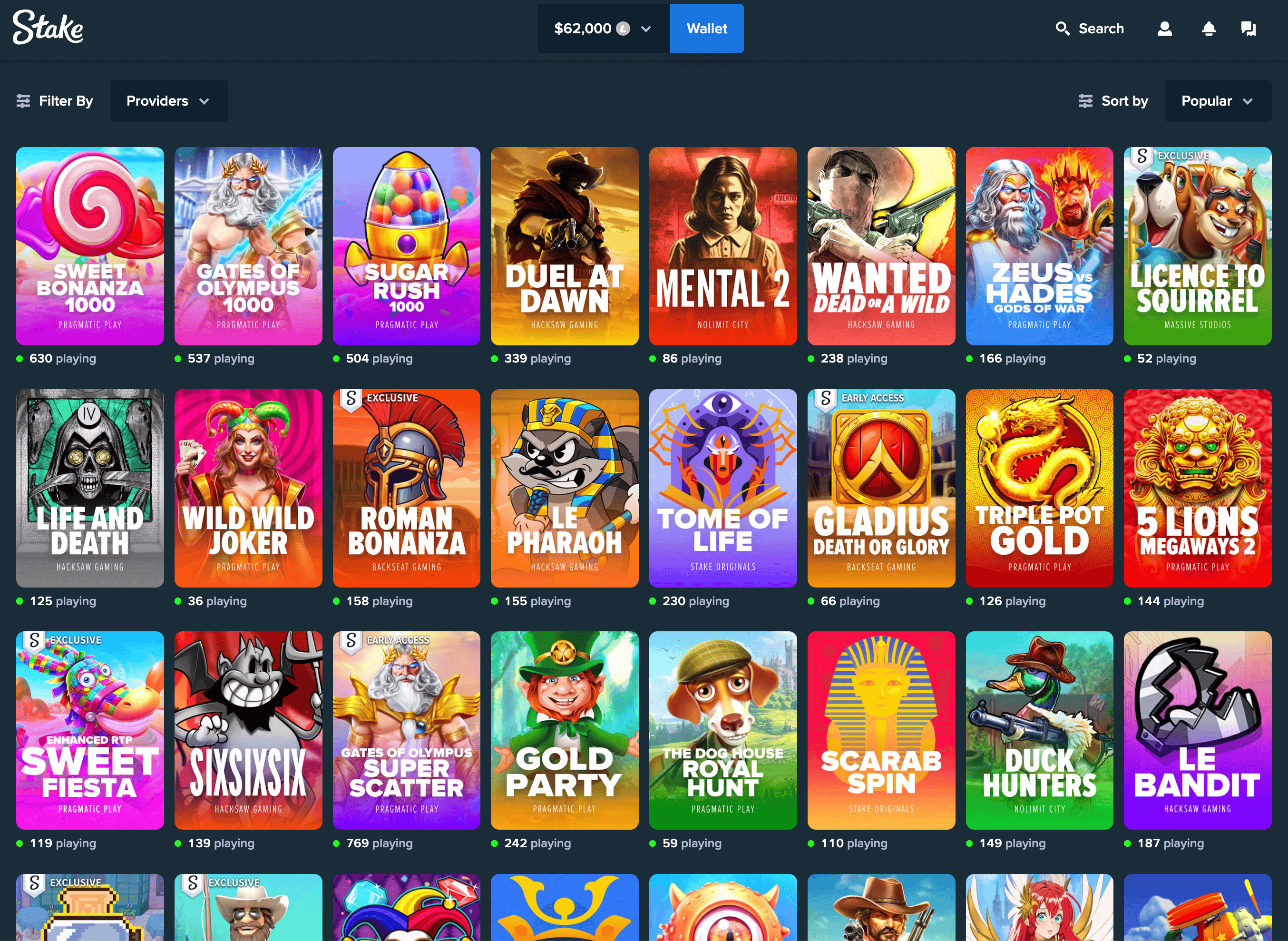 stake.com website screenshot